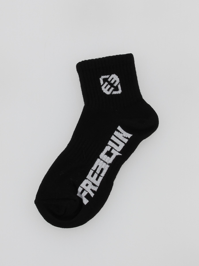 Pack 3 paires chaussettes noir enfant - Freegun