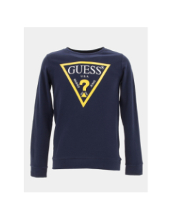 Sweat core line bleu marine garçon - Guess