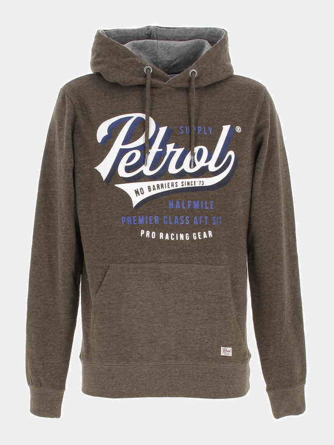 Sweat à capuche hooded marron homme - Petrol Induistries