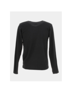 T-shirt manches longues mozzb12 noir garçon - Kaporal