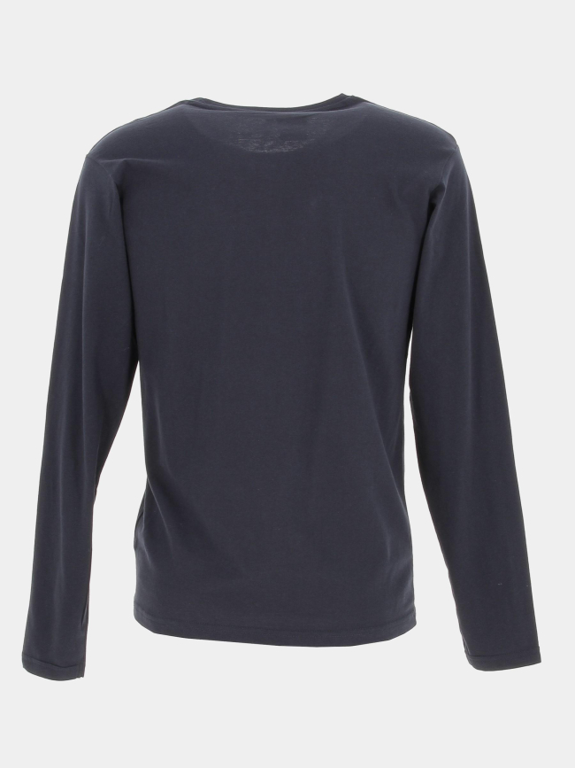 T-shirt manches longues montyb12 bleu marine garçon - Kaporal