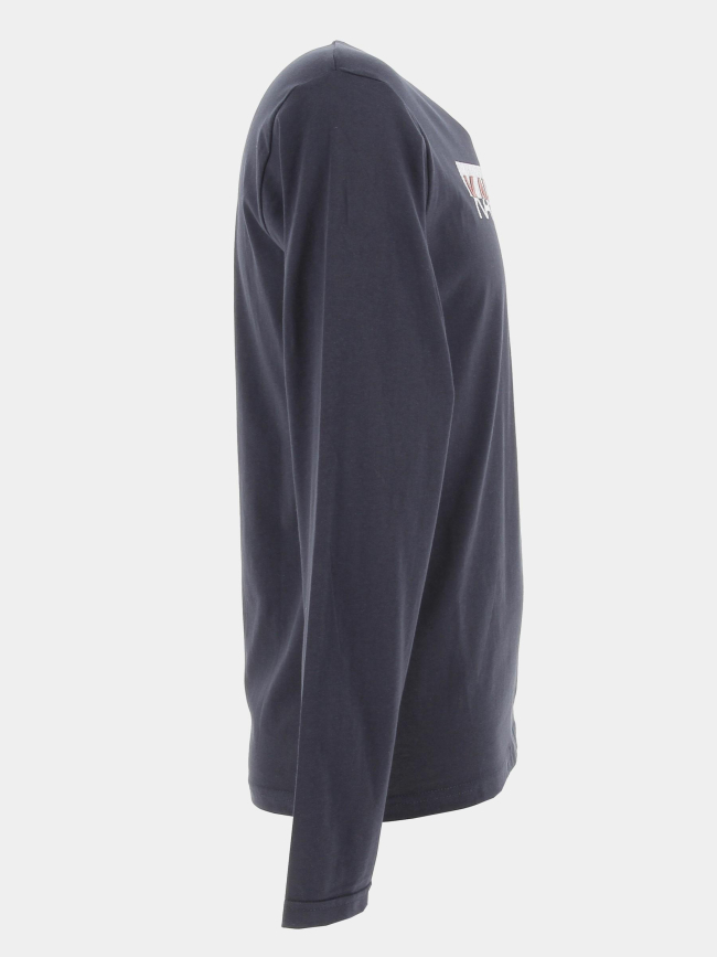 T-shirt manches longues montyb12 bleu marine garçon - Kaporal