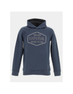 Sweat à capuche marlo bleu garçon - Kaporal