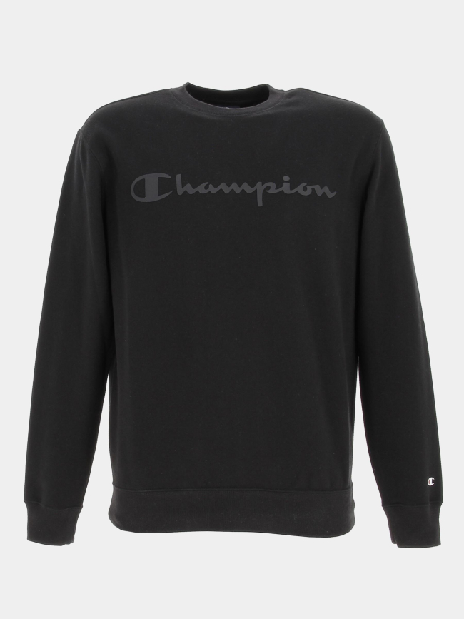 Sweat crewneck noir homme - Champion