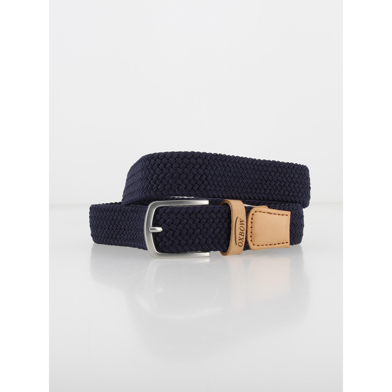 Ceinture tressée mambo bleu marine homme - Oxbow