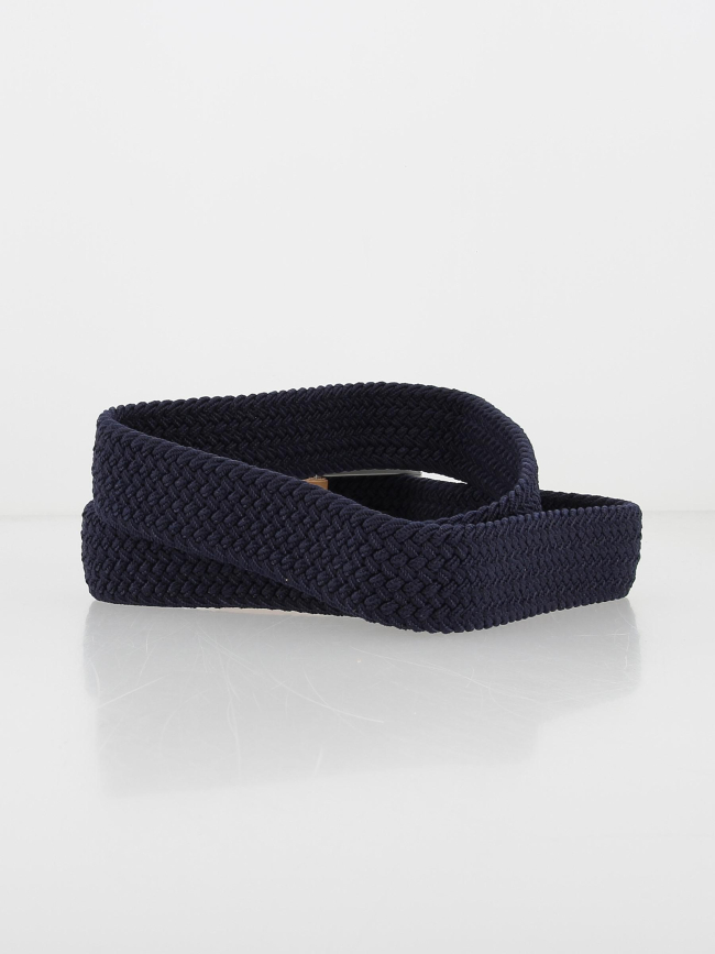 Ceinture tressée mambo bleu marine homme - Oxbow