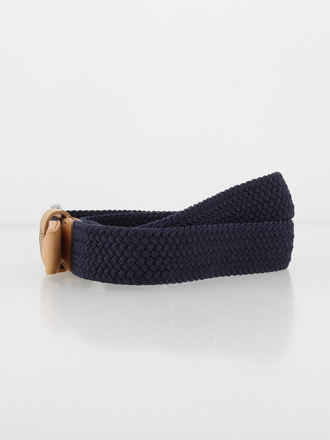 Ceinture tressée mambo bleu marine homme - Oxbow