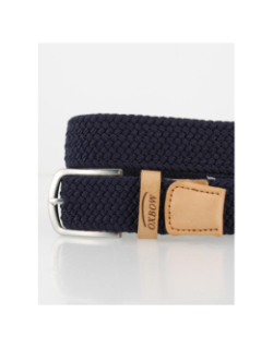 Ceinture tressée mambo bleu marine homme - Oxbow