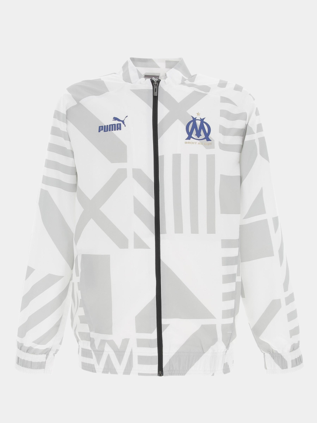 Veste de football Olympique Marseillais blanc homme - Puma