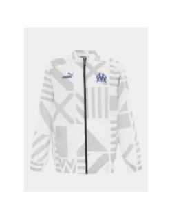 Veste de football Olympique Marseillais blanc homme - Puma