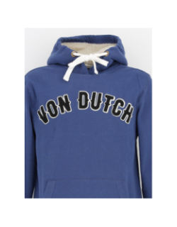 Sweat à capuche must bleu homme - Von Dutch