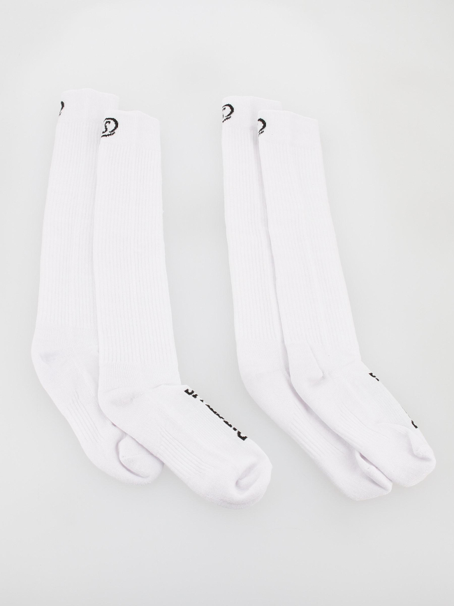 Pack 2 paires de chaussettes sport blanc - Spalding