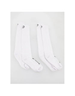 Pack 2 paires de chaussettes sport blanc - Spalding