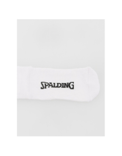 Pack 2 paires de chaussettes sport blanc - Spalding