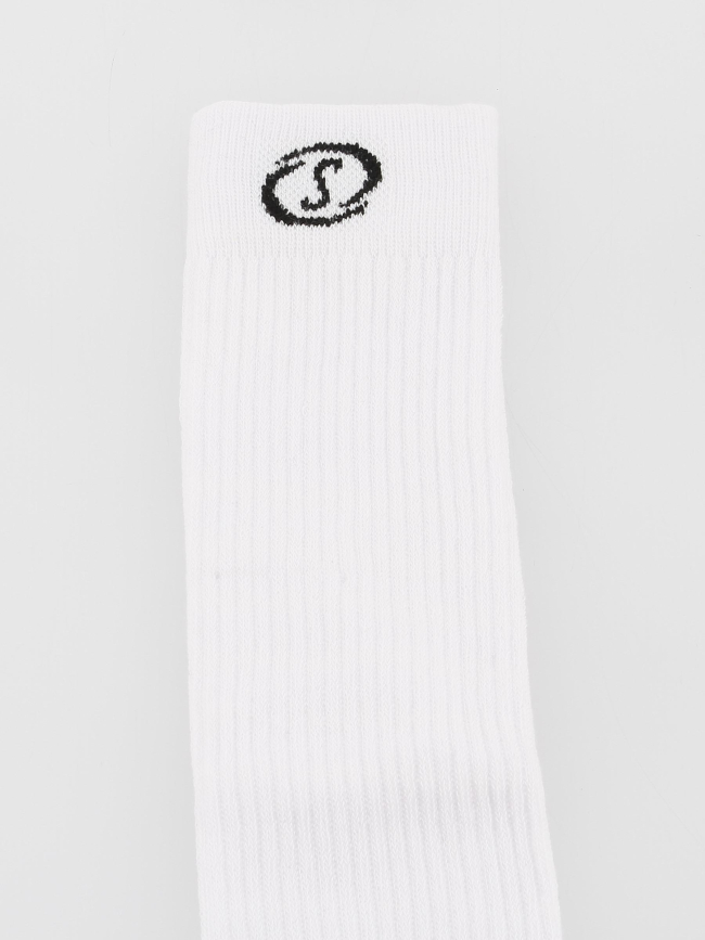 Pack 2 paires de chaussettes sport blanc - Spalding