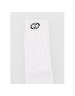 Pack 2 paires de chaussettes sport blanc - Spalding