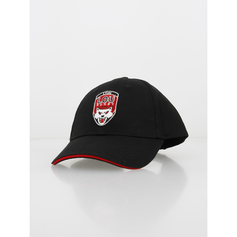 Casquette lyon lou rugby blason noir enfant - M Com