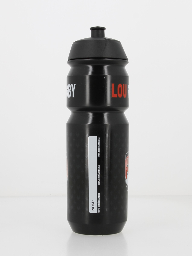 Gourde 750 ml lyon lou rugby noir - M Com