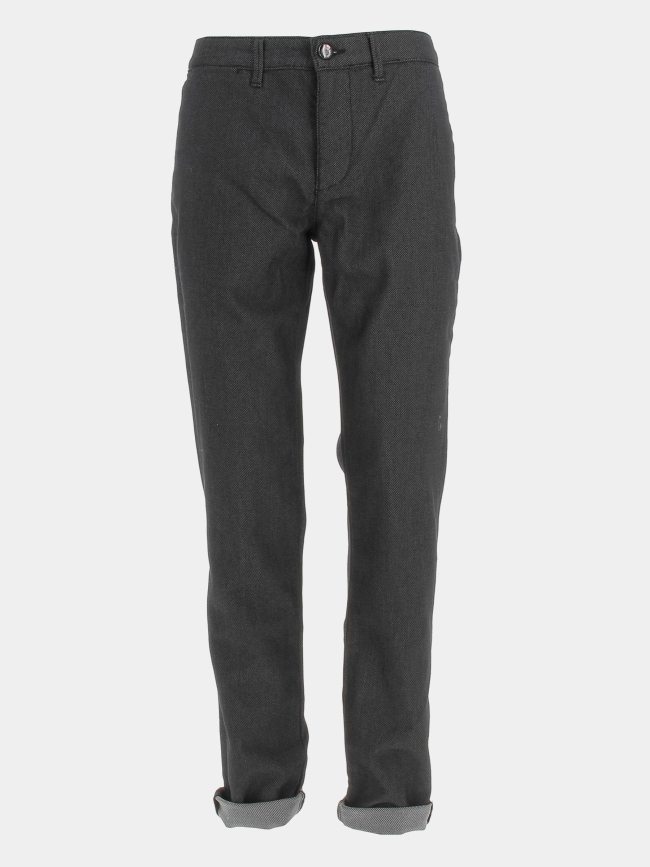 Pantalon chino verebi imprimé noir homme - Izac