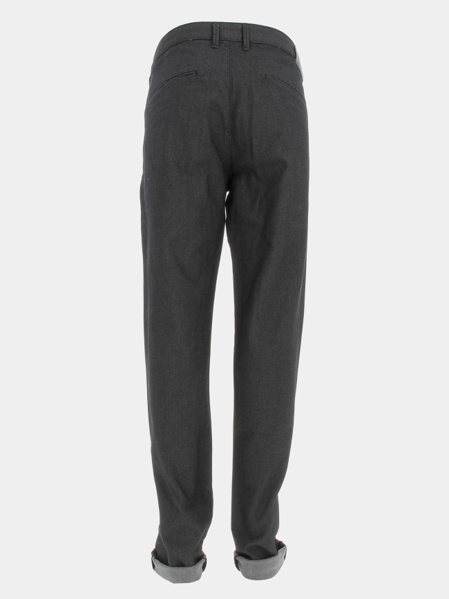 Pantalon chino verebi imprimé noir homme - Izac