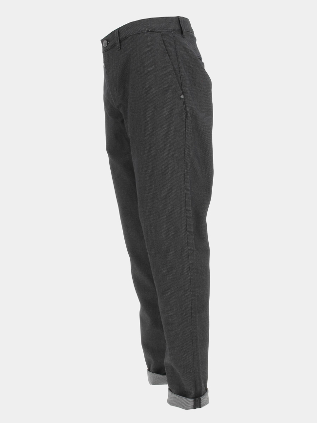 Pantalon chino verebi imprimé noir homme - Izac