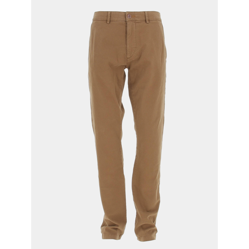 Pantalon chino vitamine imprimé marron homme - Izac