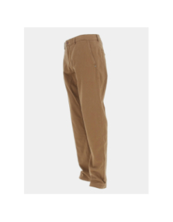 Pantalon chino vitamine imprimé marron homme - Izac