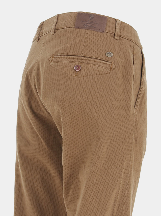 Pantalon chino vitamine imprimé marron homme - Izac