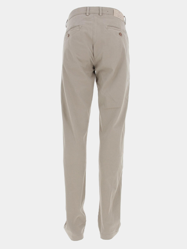 Pantalon chino vitamine imprimé beige homme - Izac