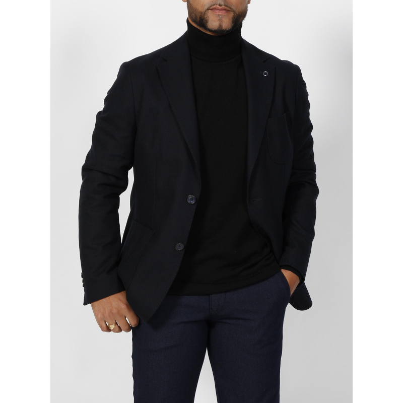 Veste blazer appio casual bleu marine homme - Izac