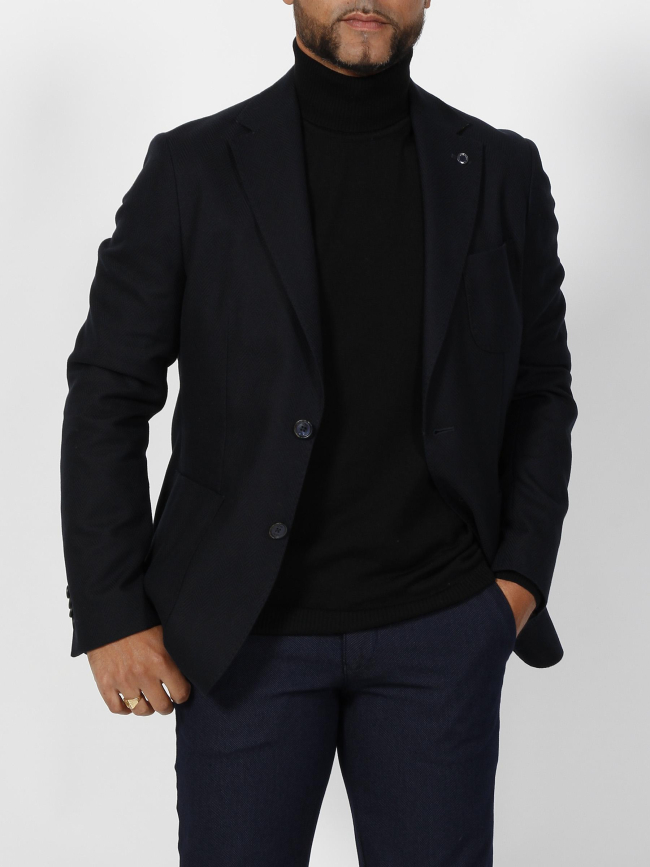 Veste blazer appio casual bleu marine homme - Izac