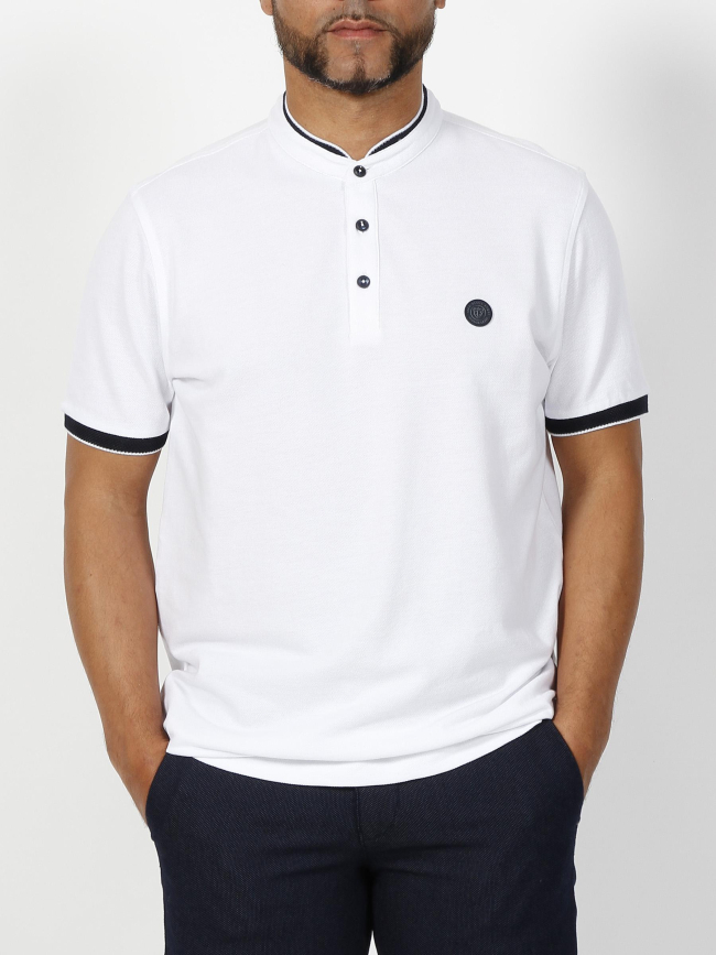 Polo gael blanc homme - Izac