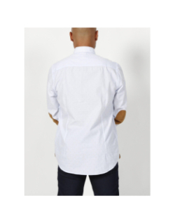 Chemise jules imprimé blanc/camel homme - Izac