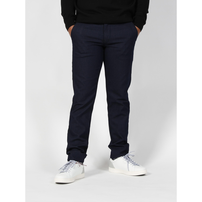 Pantalon chino verebi imprimé bleu marine homme - Izac