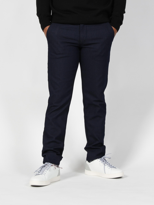 Pantalon chino verebi imprimé bleu marine homme - Izac