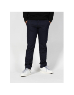 Pantalon chino verebi imprimé bleu marine homme - Izac