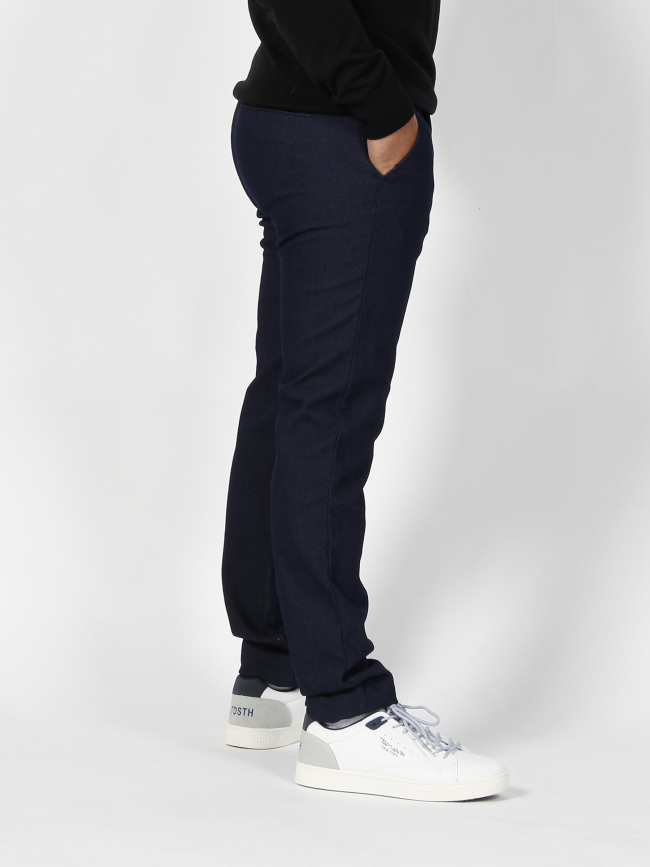 Pantalon chino verebi imprimé bleu marine homme - Izac