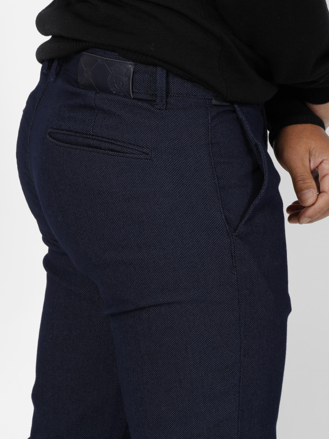 Pantalon chino verebi imprimé bleu marine homme - Izac