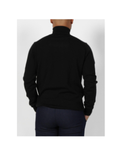 Pull col roulé bruno noir homme - Izac
