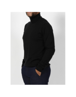Pull col roulé bruno noir homme - Izac