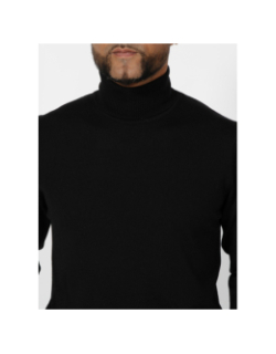 Pull col roulé bruno noir homme - Izac