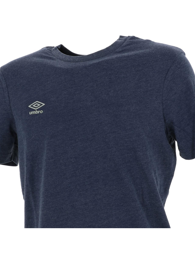 T-shirt logo brodé bleu marine homme - Umbro