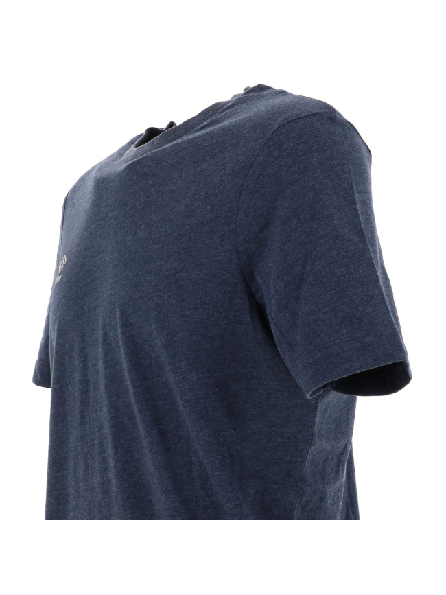 T-shirt logo brodé bleu marine homme - Umbro