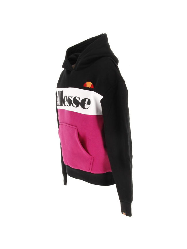 Sweat à capuche chelina rose fille - Ellesse