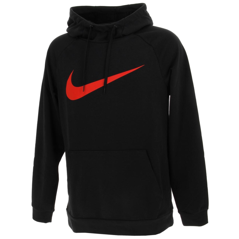 Sweat à capuche noir/rouge homme - Nike