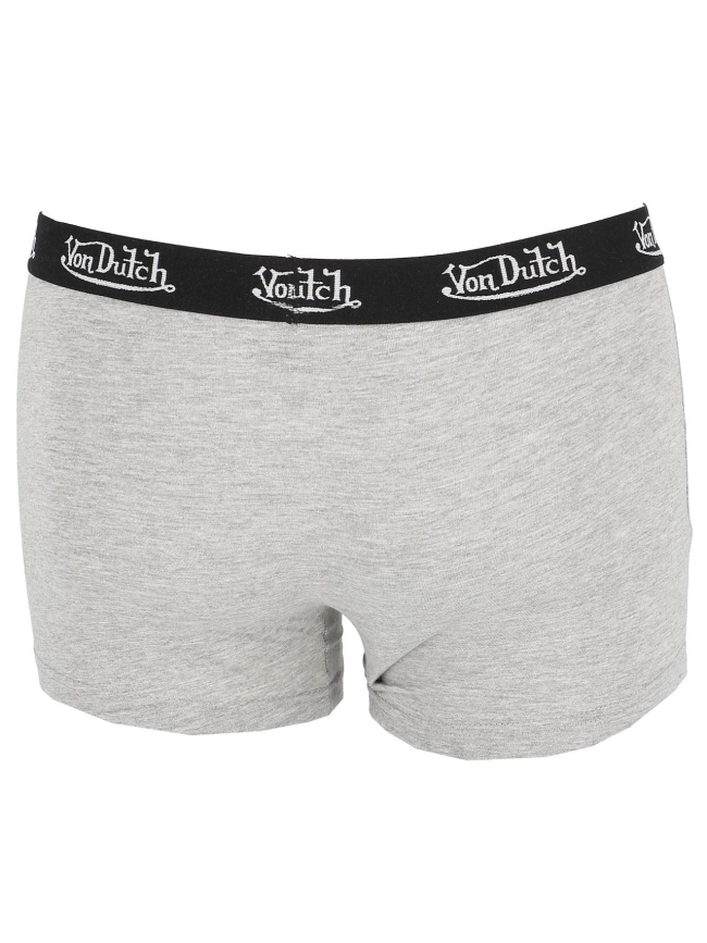 Boxer classic uni gris homme - Von Dutch