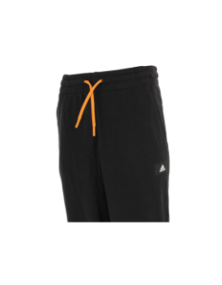 Jogging 3 bandes noir/orange - Adidas