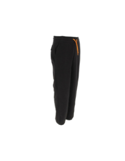 Jogging 3 bandes noir/orange - Adidas