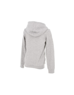 Sweat zippé à capuche gris fille - Adidas