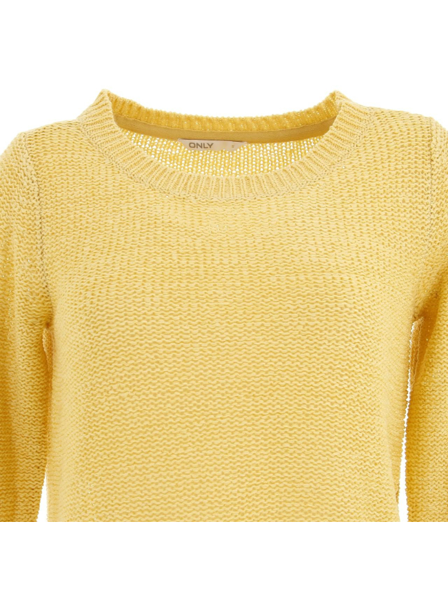 Pull geena harbor jaune femme - Only